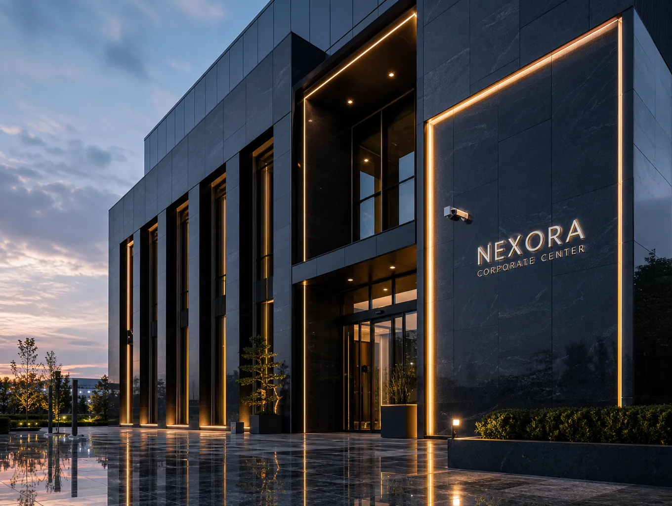 Building facade background