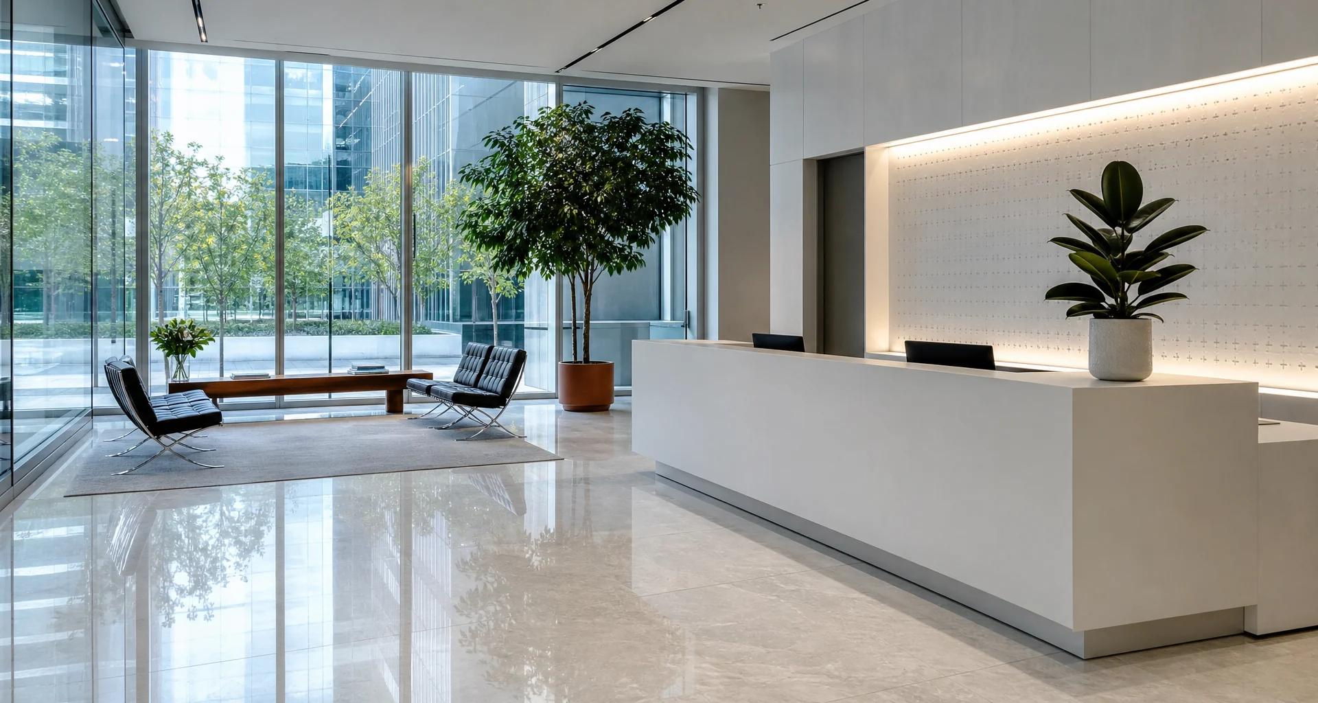 Modern interior background
